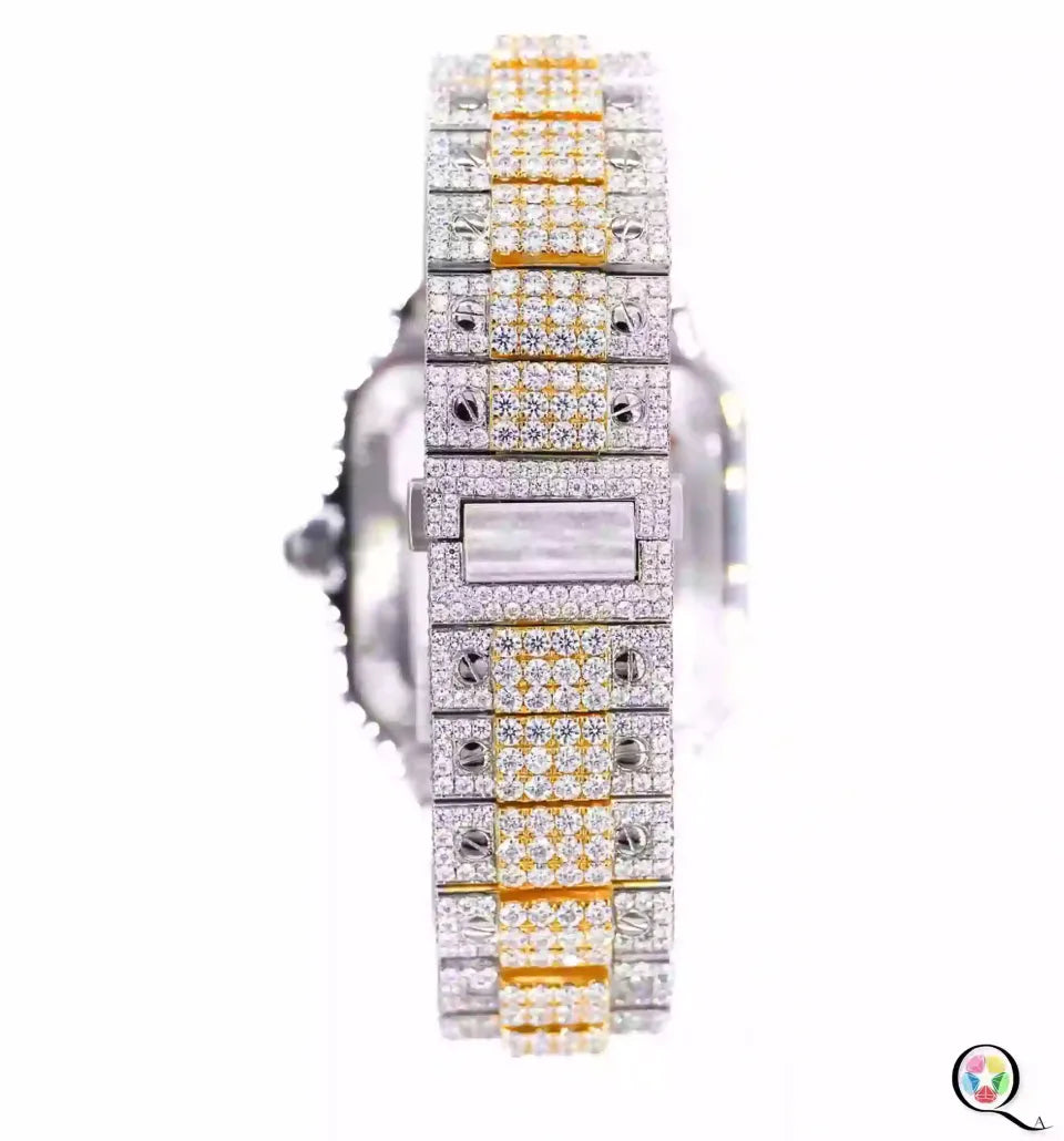 Dazzling 41MM Studded Diamond Watch