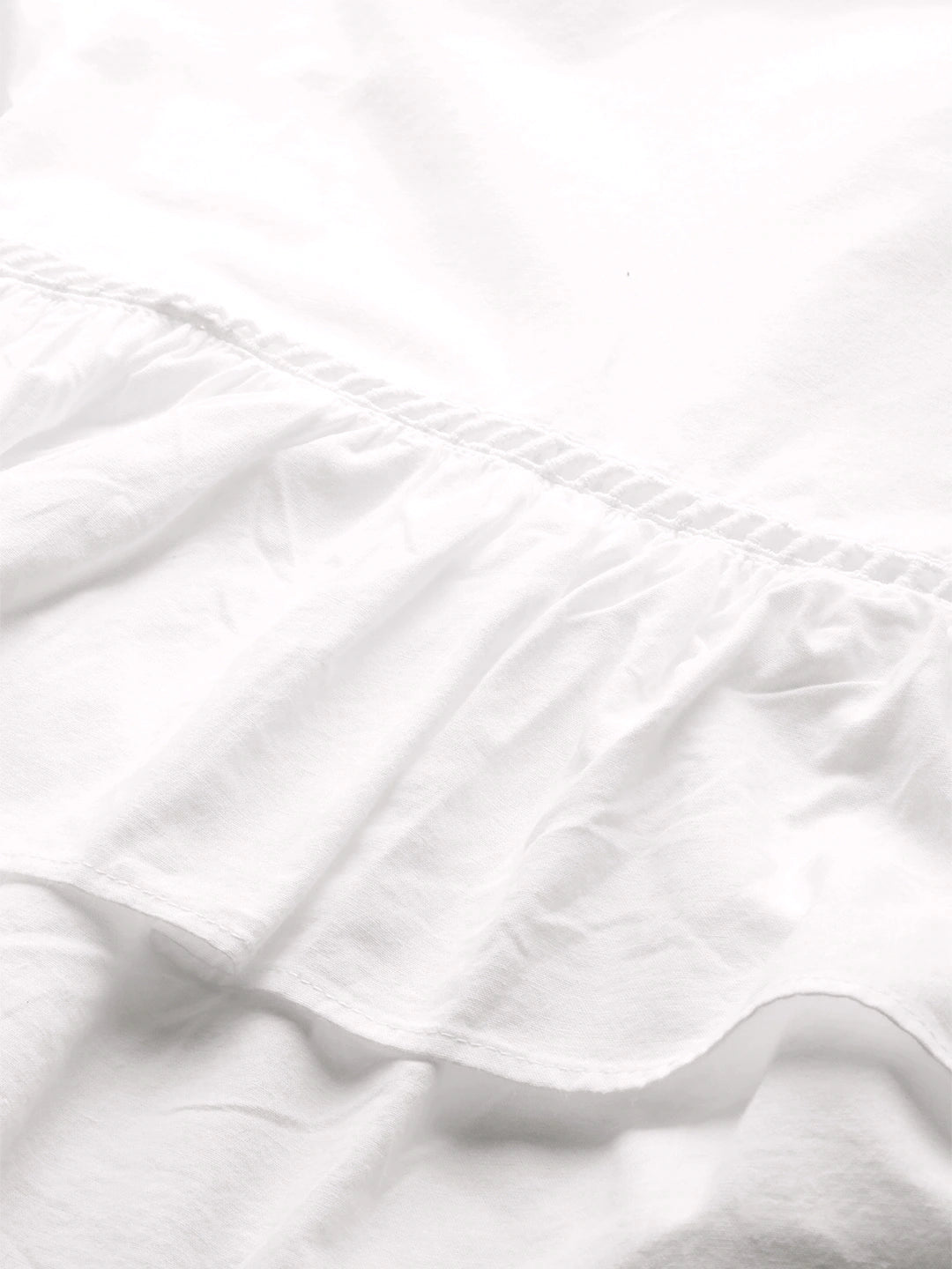 White A-Line Pure Cotton Top