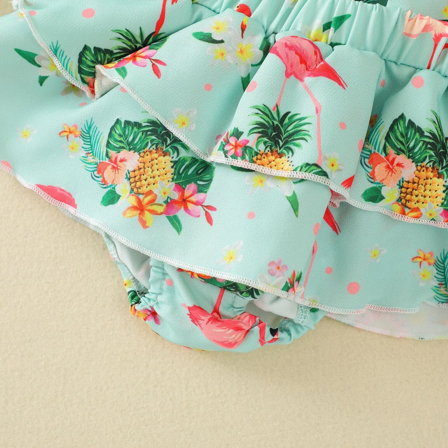 Flare Tshirt and printed skirt dungaree set