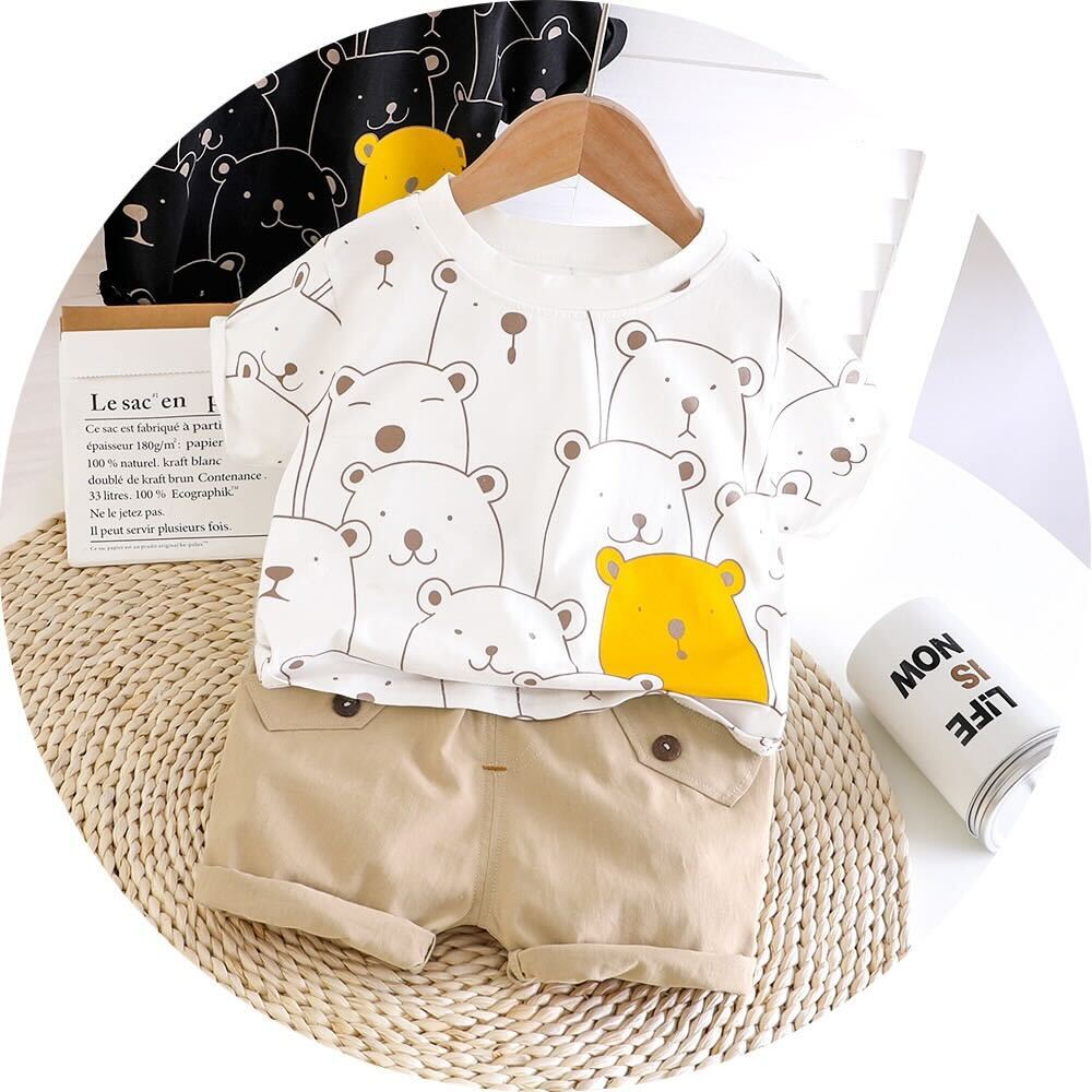 Teddy printed summer set