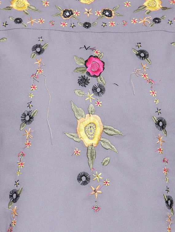 Long Sleeved Embroidered Top