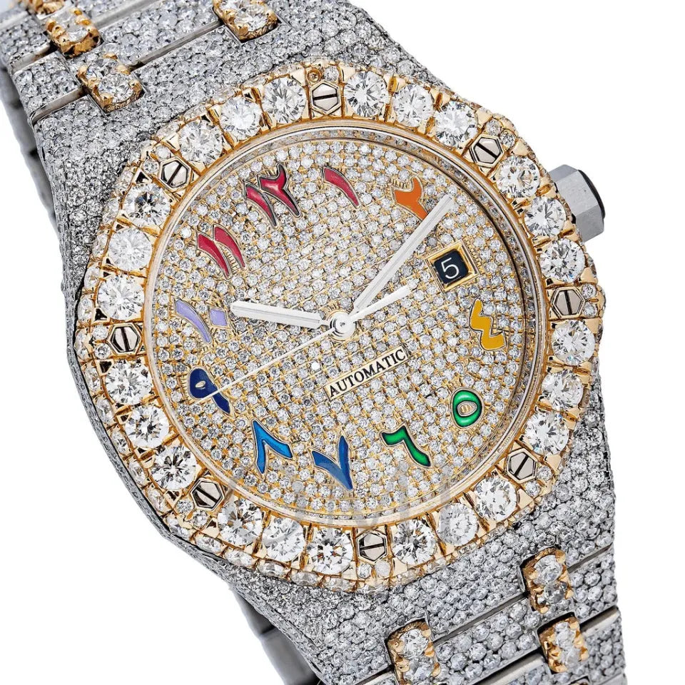 YELLOW AREBIC DIAL WATCH
