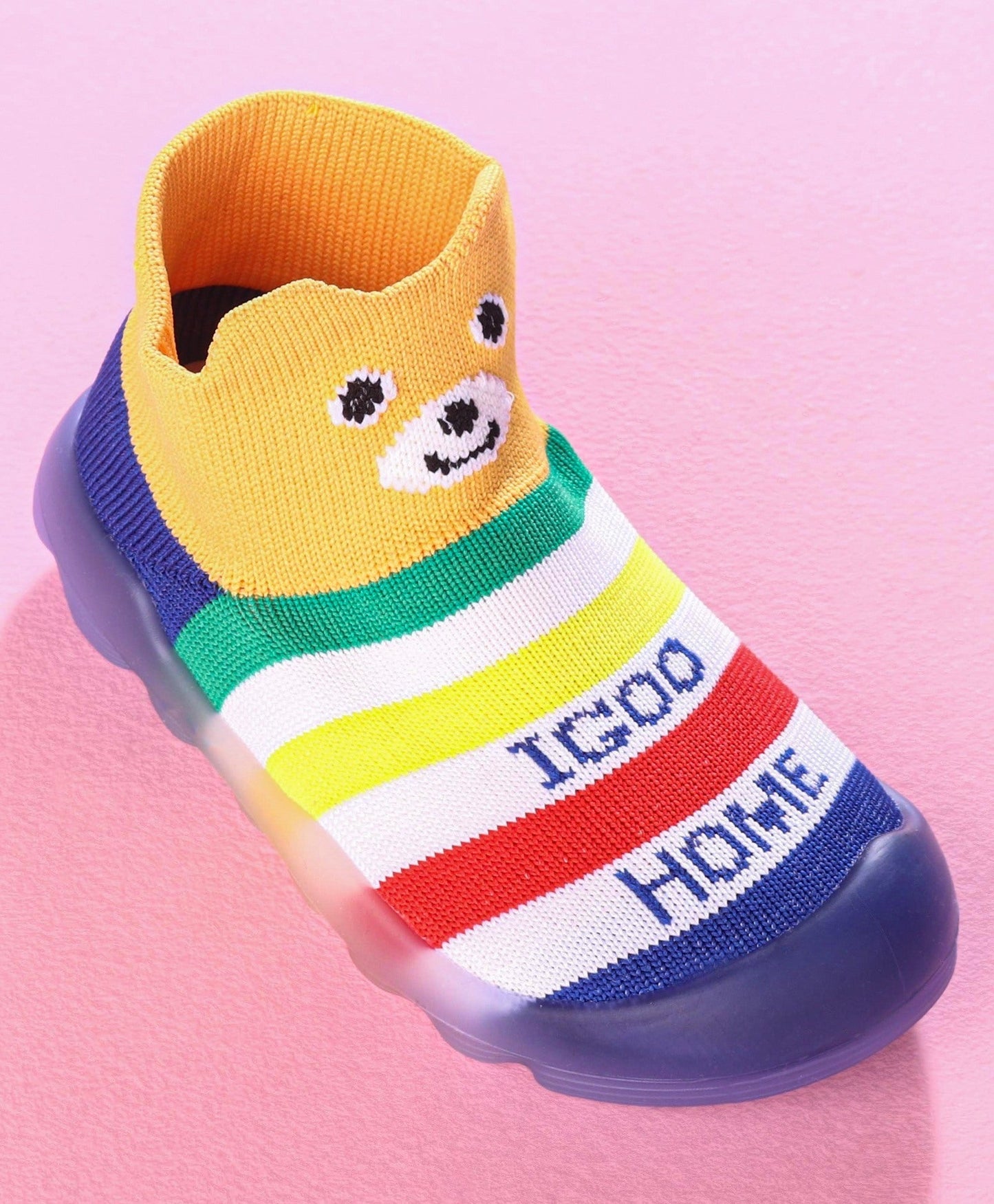 Hoppipola Striped Sock Shoes – Multi Colour