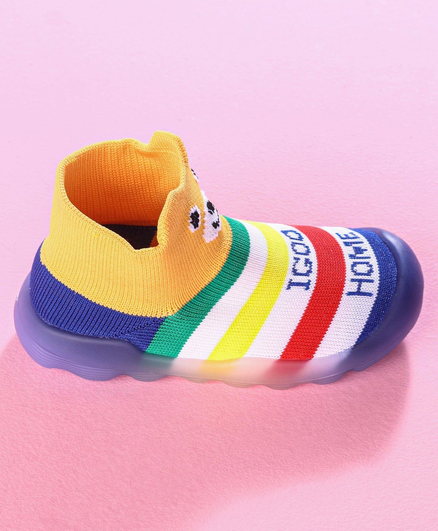 Hoppipola Striped Sock Shoes – Multi Colour