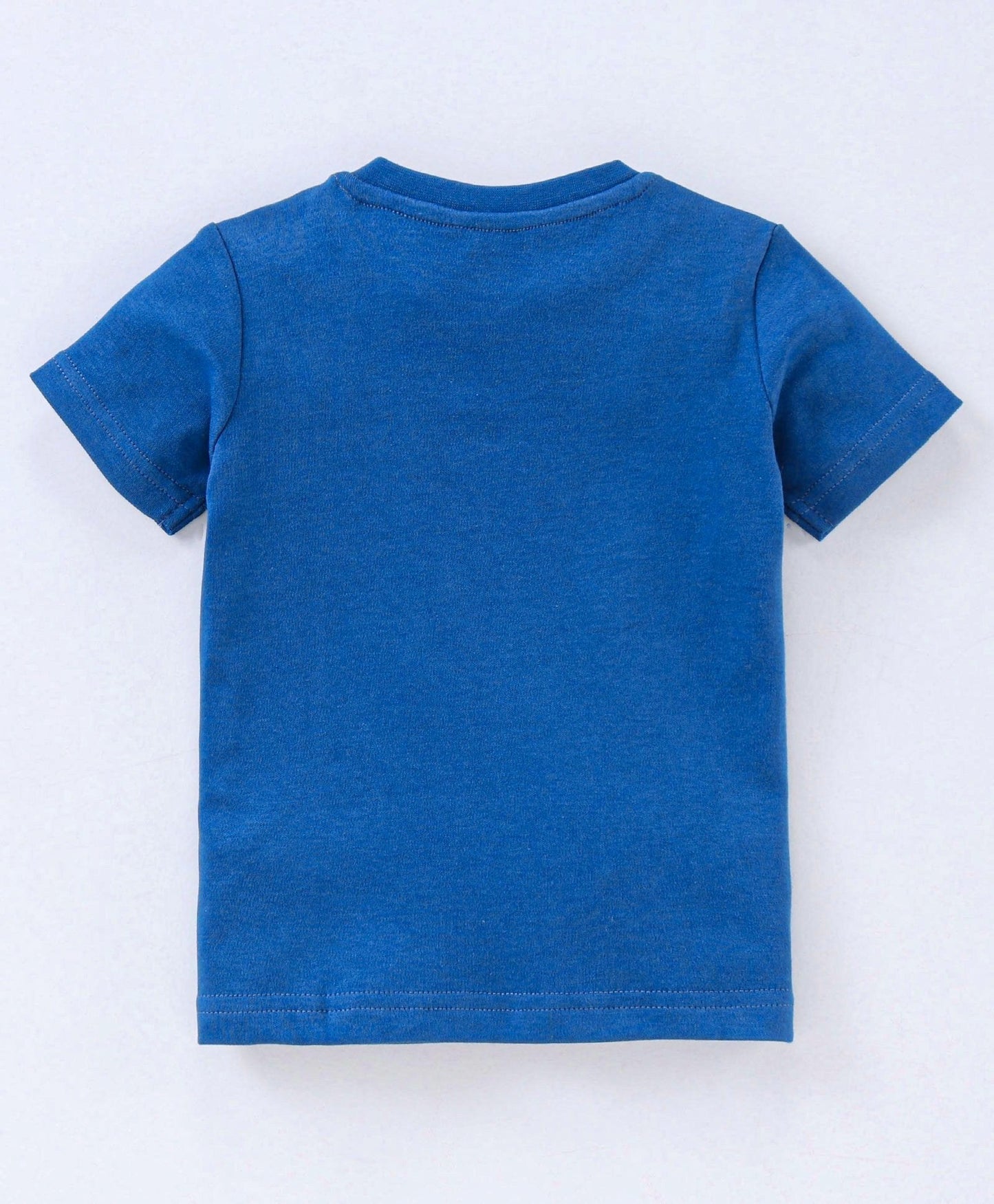 Half Sleeves T-Shirt & Shorts Dino Graphic – Blue