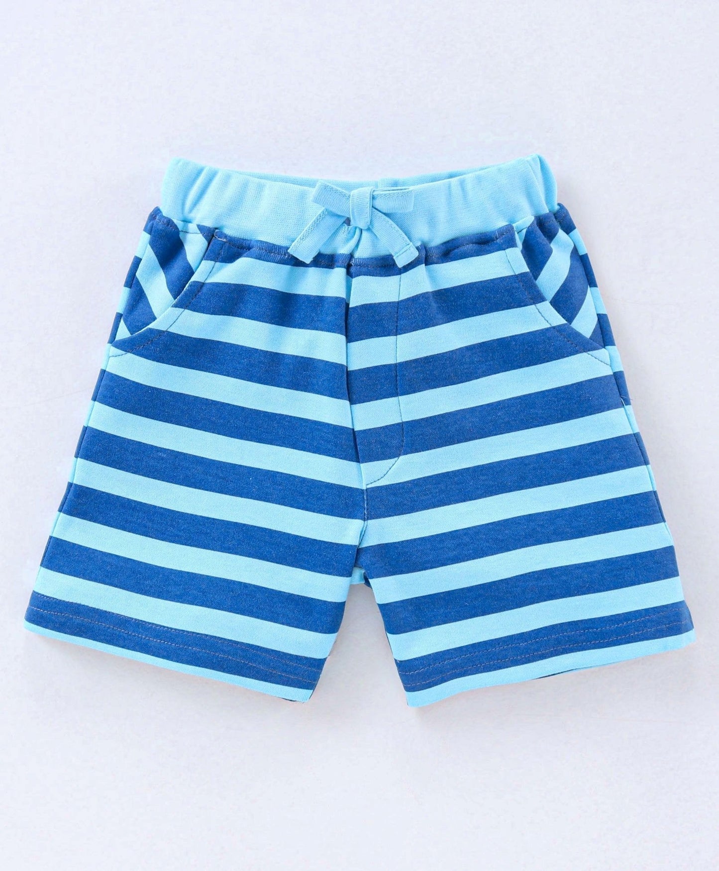 Half Sleeves T-Shirt & Shorts Dino Graphic – Blue