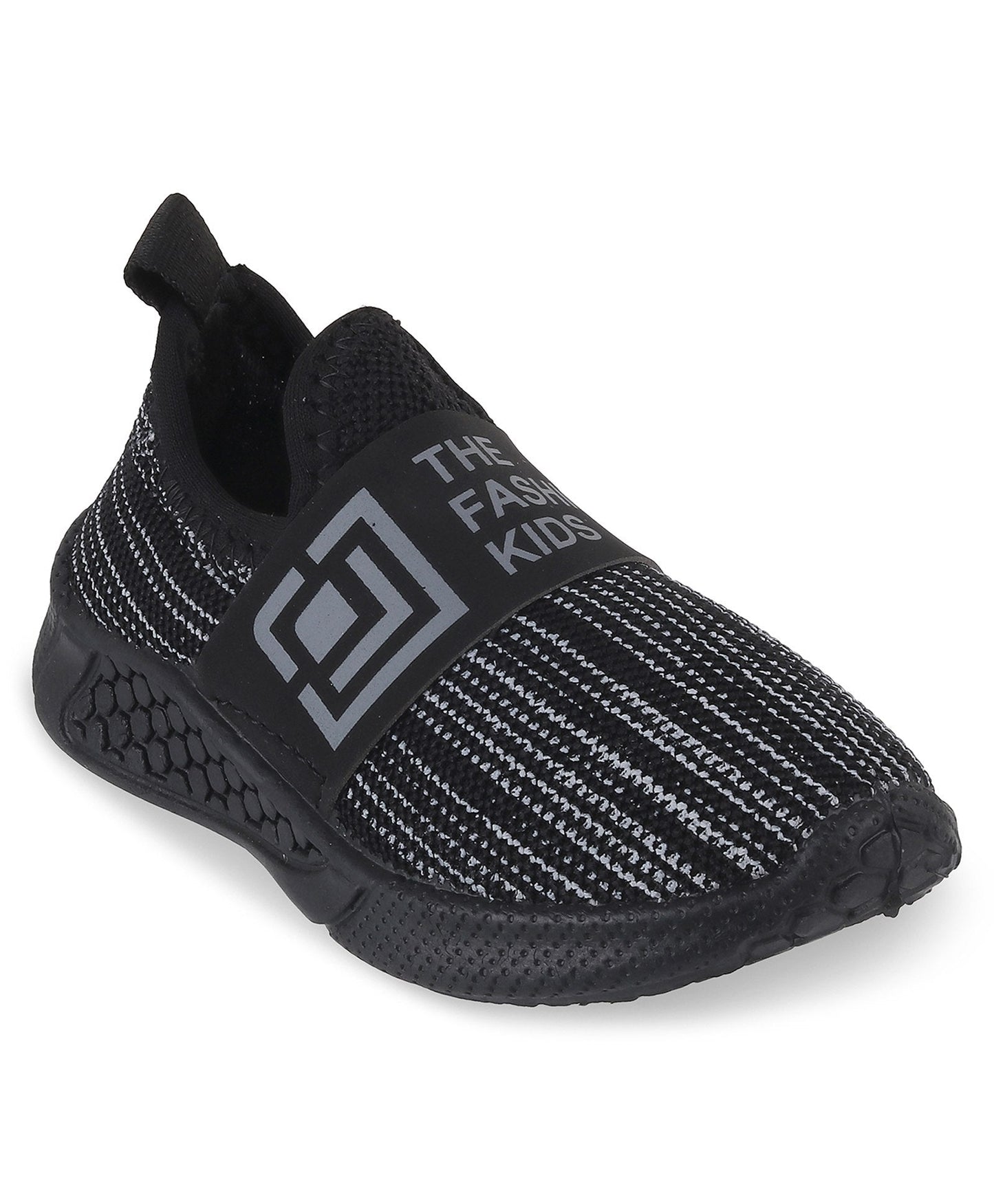 Jazzy Juniors Self Design Casual Shoes -Black