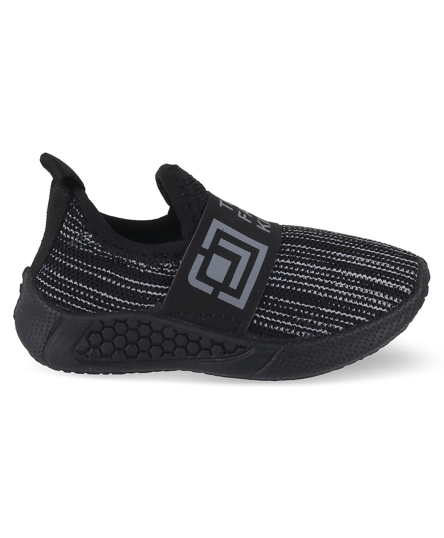 Jazzy Juniors Self Design Casual Shoes -Black