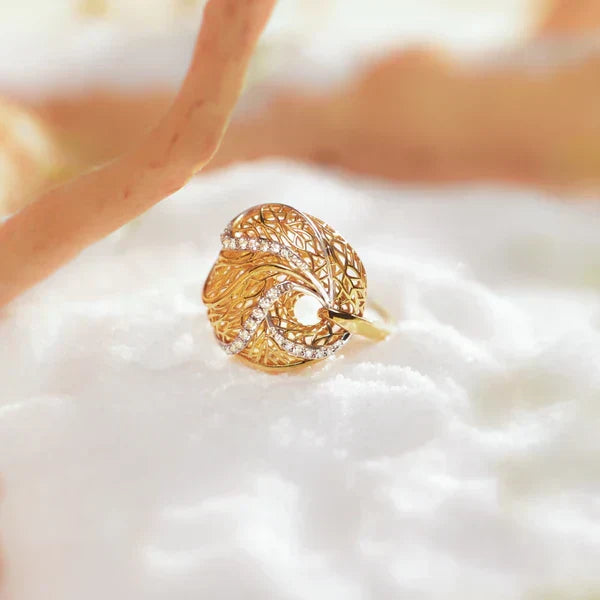 Alocasia Root Diamond Ring