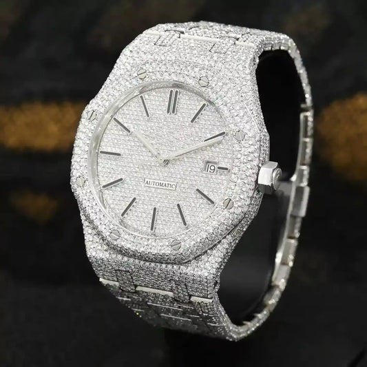 EXQUISITE 41MM AP STAINLESS STEEL WATCH