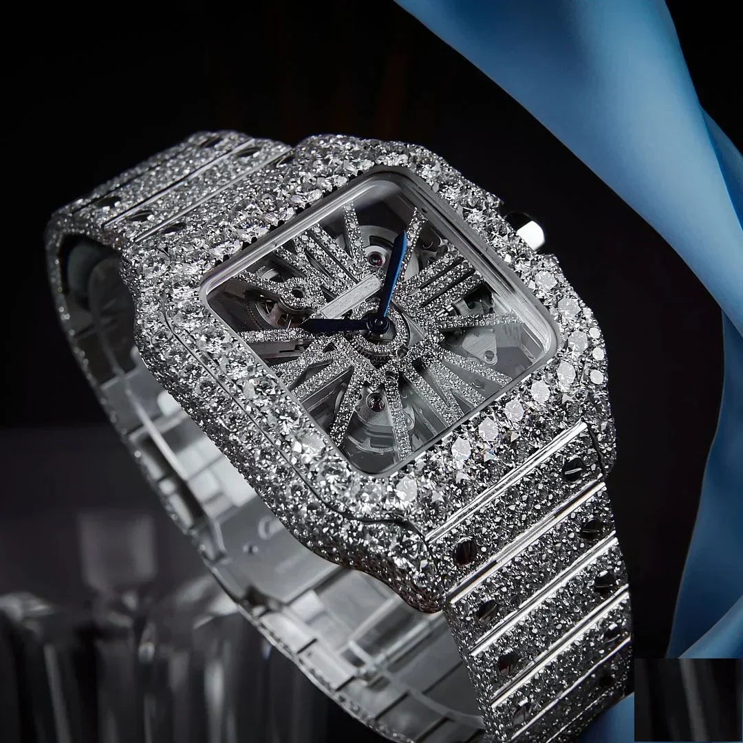 Dazzling Skeleton Diamond Watch