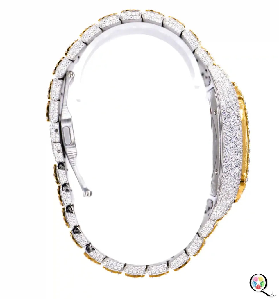 Dazzling 41MM Studded Diamond Watch