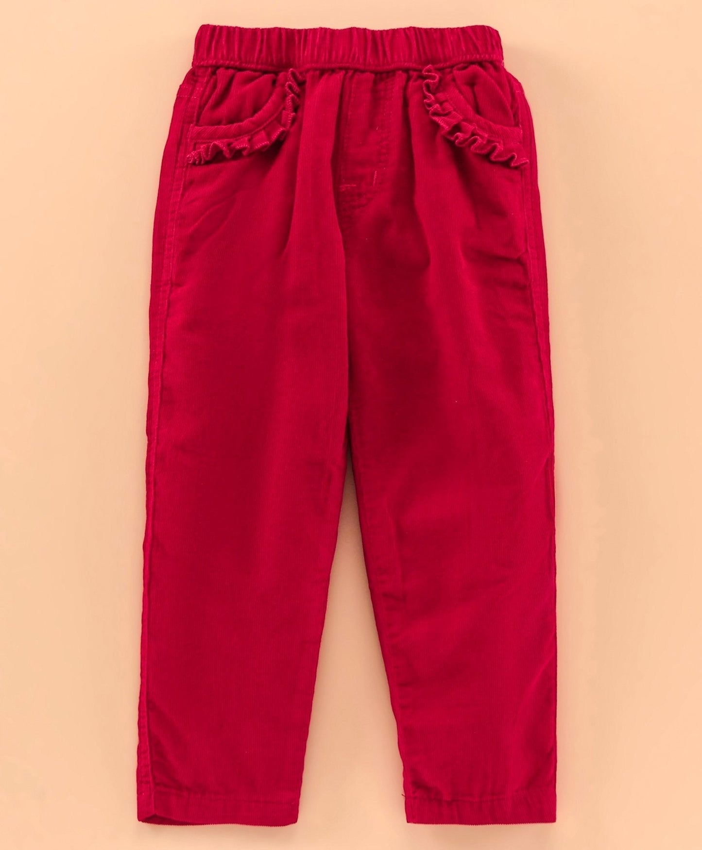 Full Sleeves Top & Pull Up Pant Floral Print – Off White Red