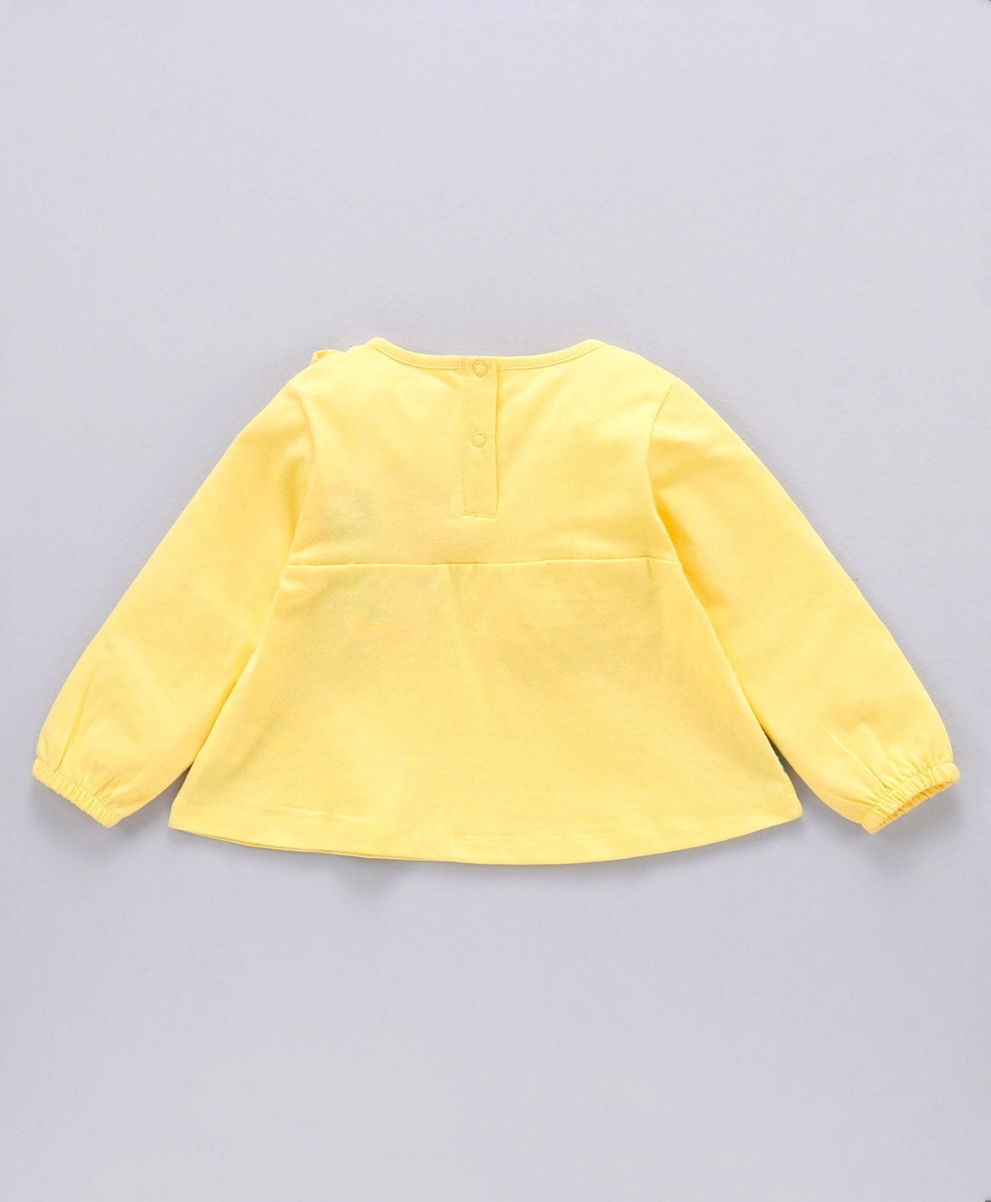 Babyhug Full Sleeves Top & Leggings Butterfly Print – Yellow Blue