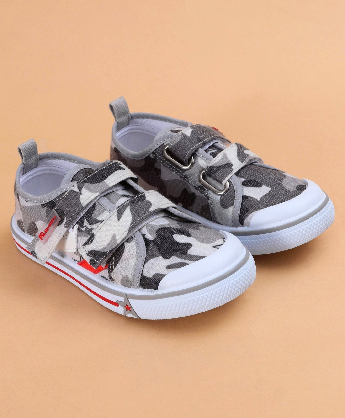 Cute Walk by Babyhug Casual Shoes Camo Print – Grey
