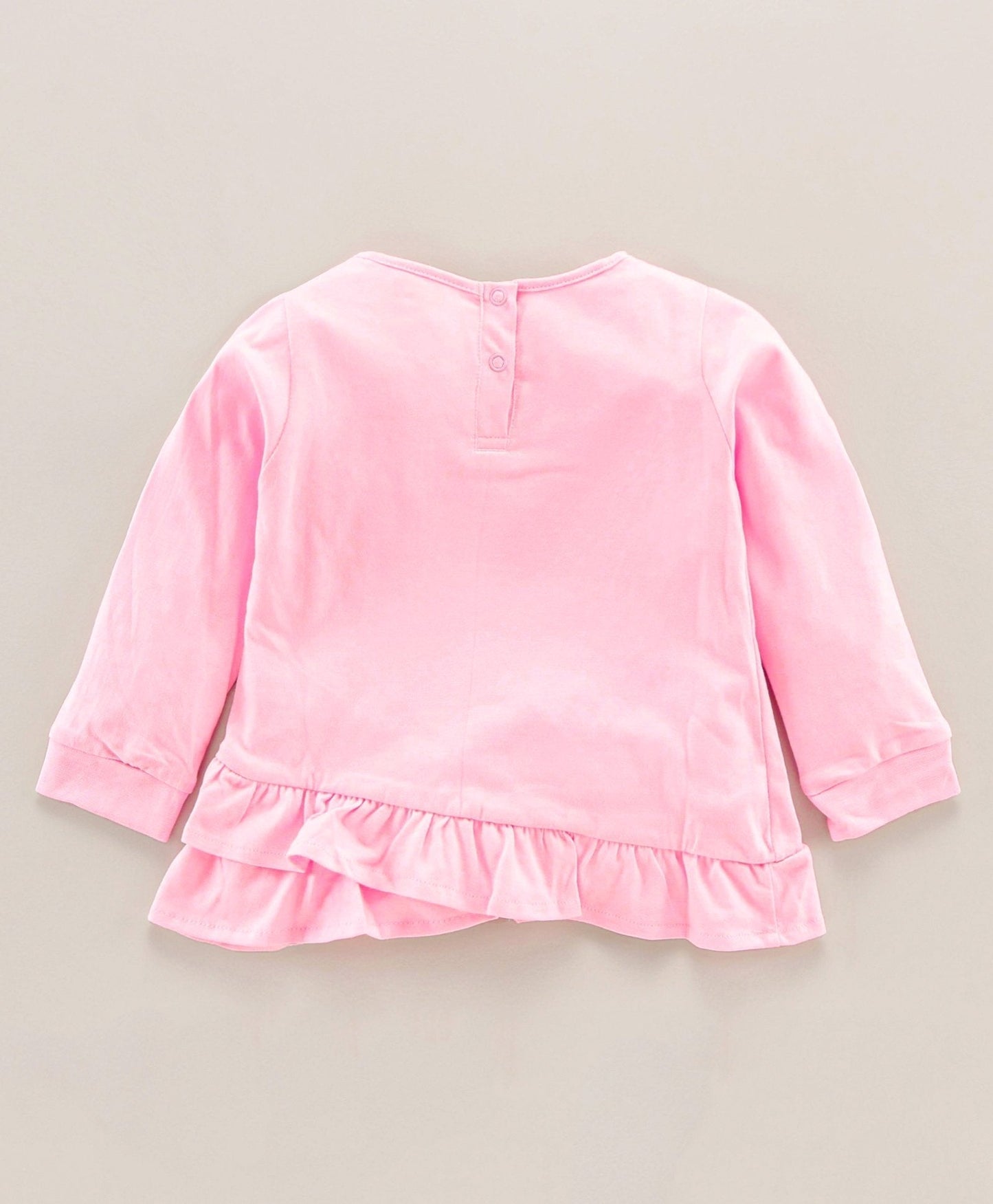 Babyhug Full Sleeves Top & Leggings Rainbow Print – Pink
