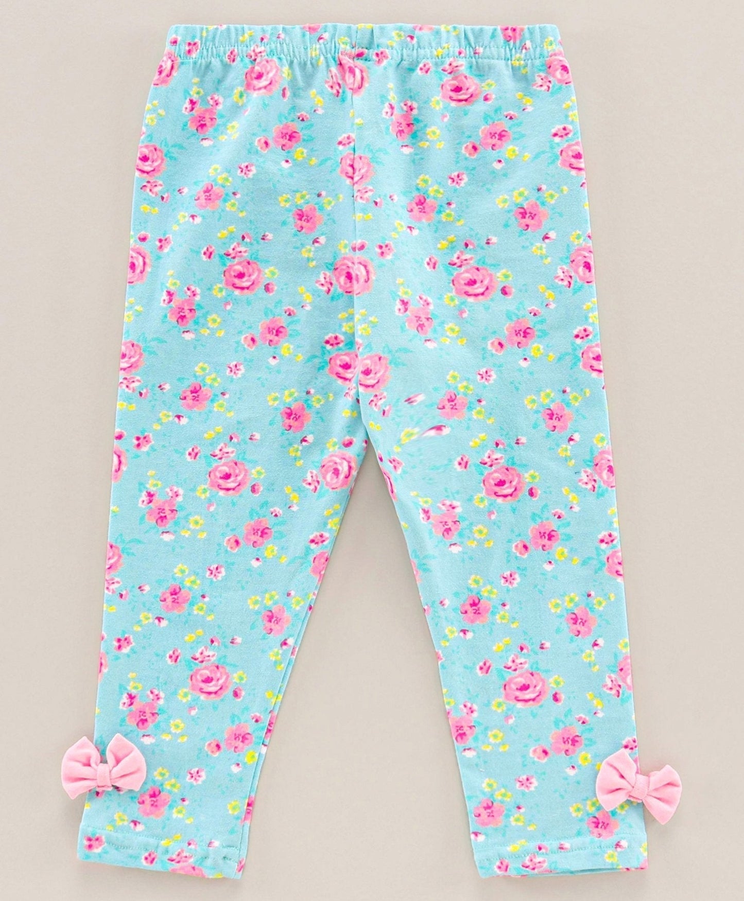 Babyhug Full Sleeves Top & Leggings Rainbow Print – Pink
