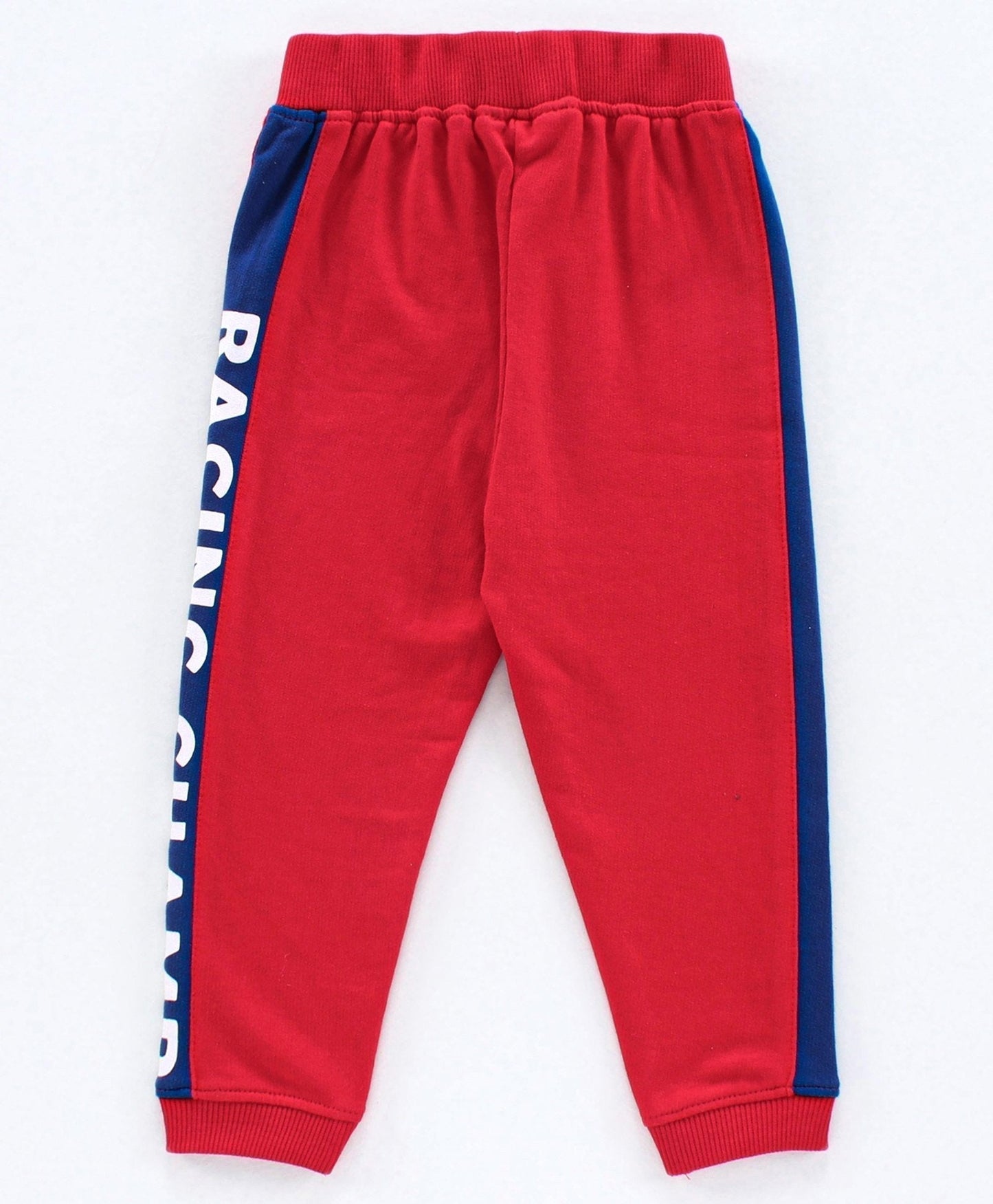 Babyhug Full Sleeves T-Shirt & Lounge Pant Text Print – Blue & Red