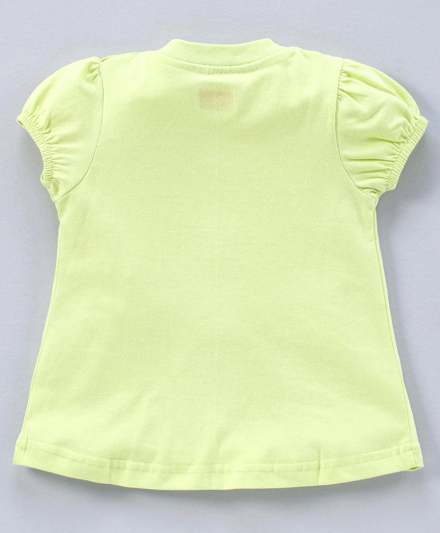 Short Sleeves Top and Leggings Set with Hairband Floral Embroidery Polka Dot Print – Lime Pink