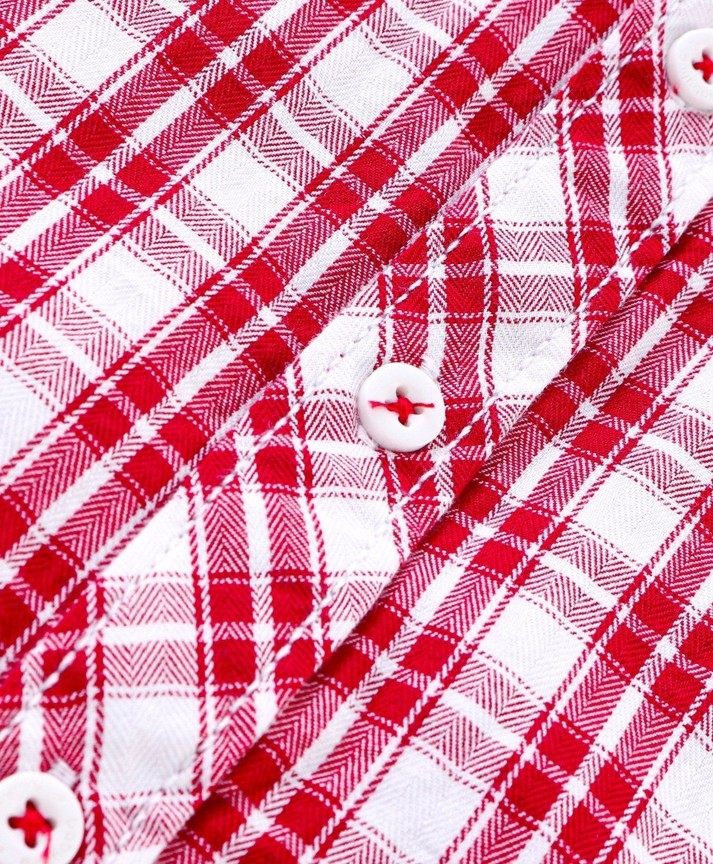 Babyhug Half Sleeves Shirt and Short Checks – Red Blue