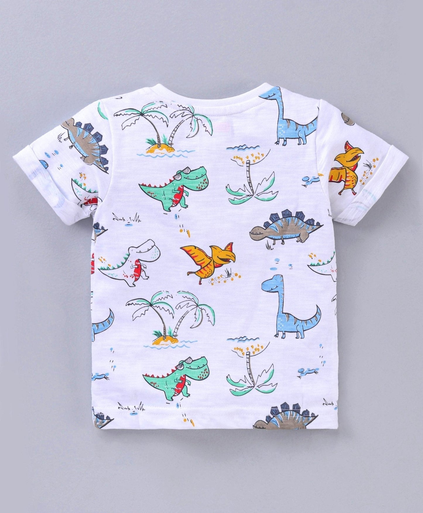 Half Sleeves Tee & Shorts Set – Yellow