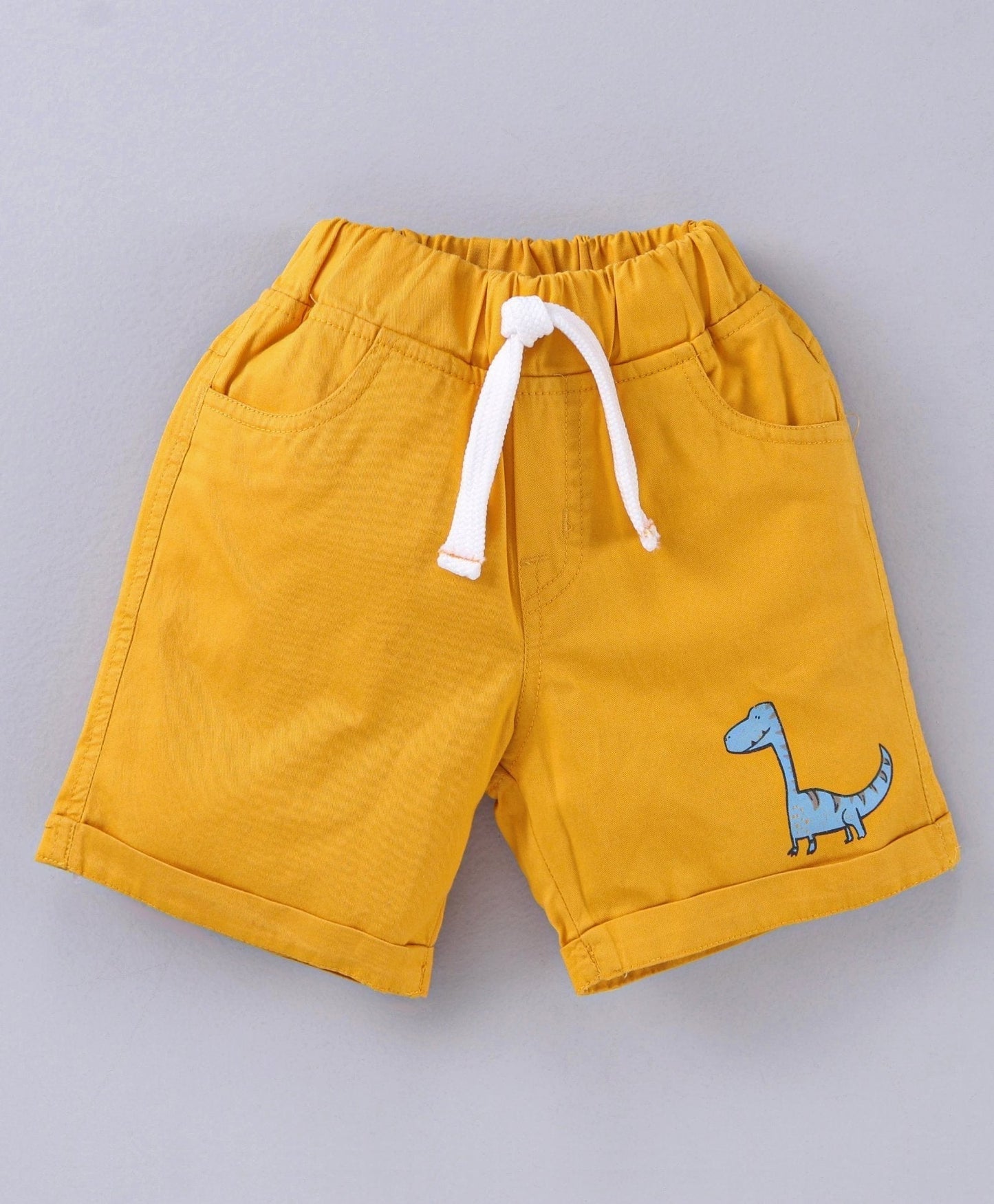 Half Sleeves Tee & Shorts Set – Yellow