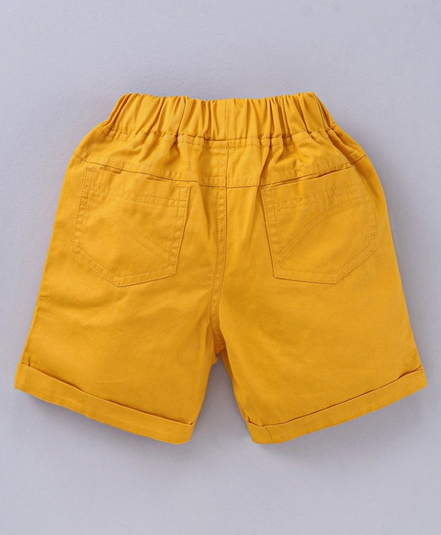 Half Sleeves Tee & Shorts Set – Yellow