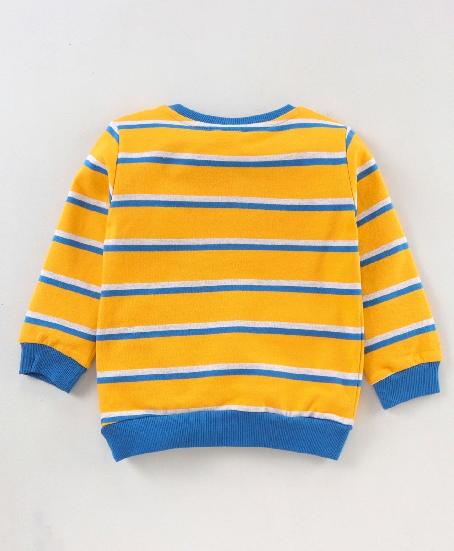 Babyhug Full Sleeves Tee and Jeans Set Stripes – Orange