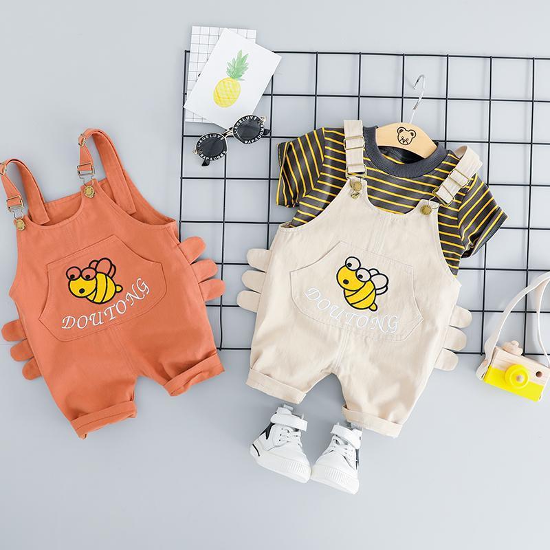 Bee Dungaree Summer Set