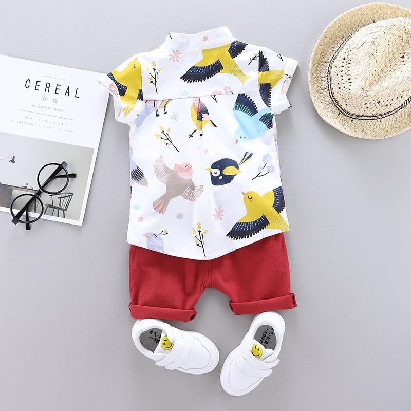 Bird Printed Summer Set