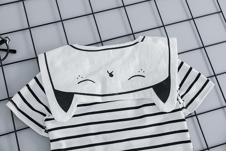 Cat Bib Tshirt Summer Set
