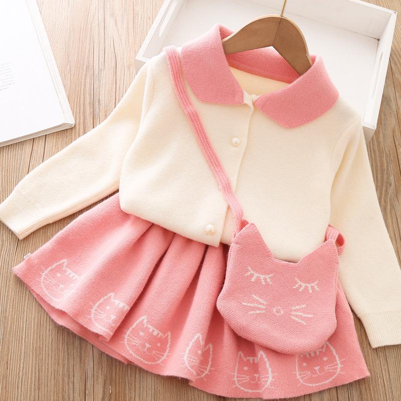 Cat printed winter set