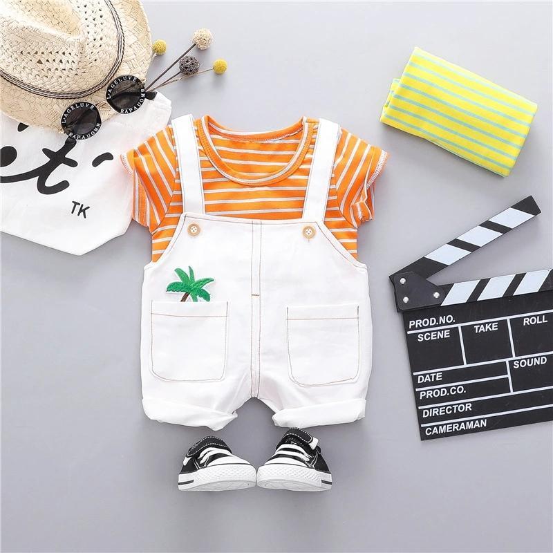 Coconut Tree Embroidered Summer Set