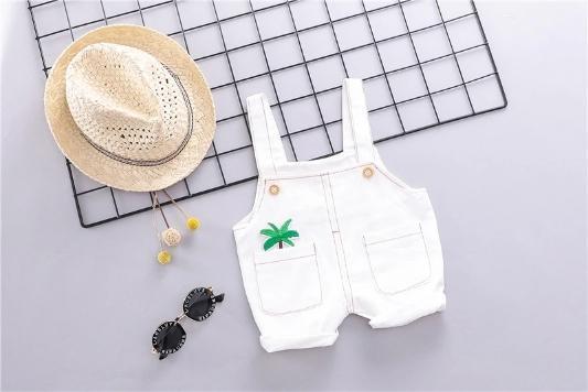 Coconut Tree Embroidered Summer Set