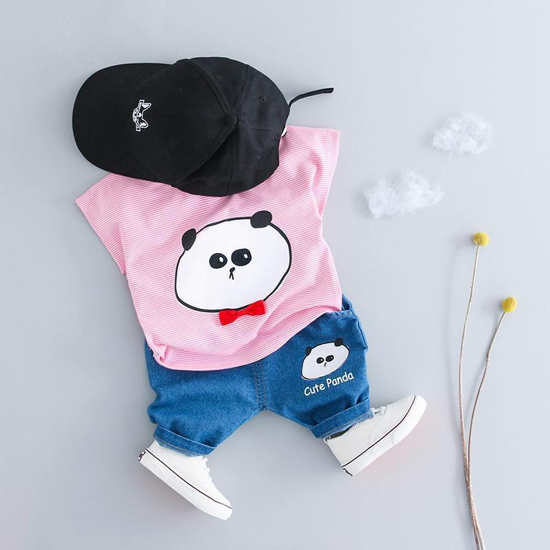 Cute Panda Summer Set
