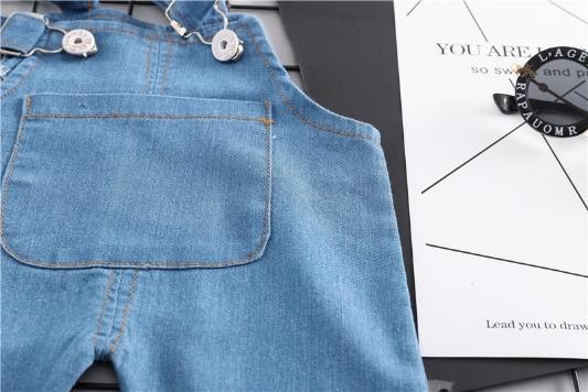 Denim Dungaree And T-Shirt Set
