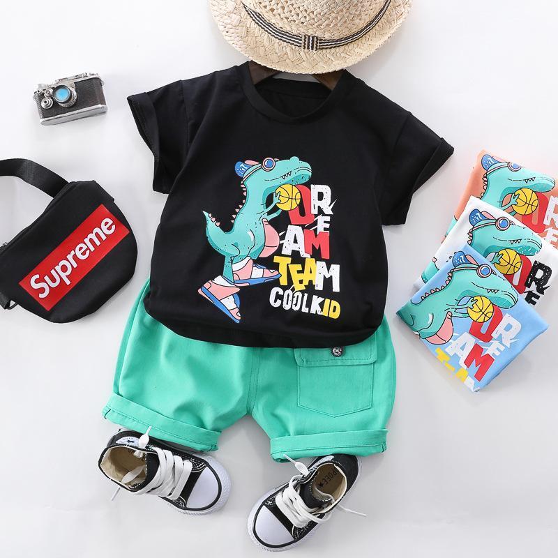 Dino tee and shorts set