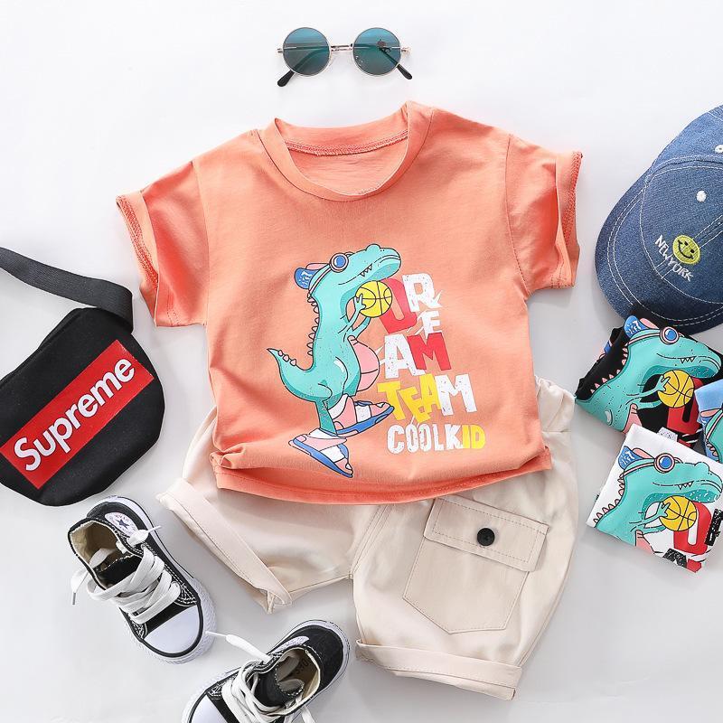 Dino tee and shorts set