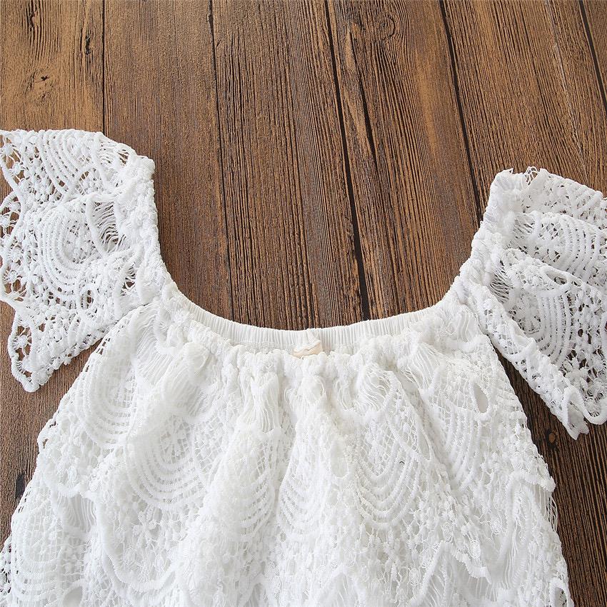 Eyelet Top And Culottes Denim Set