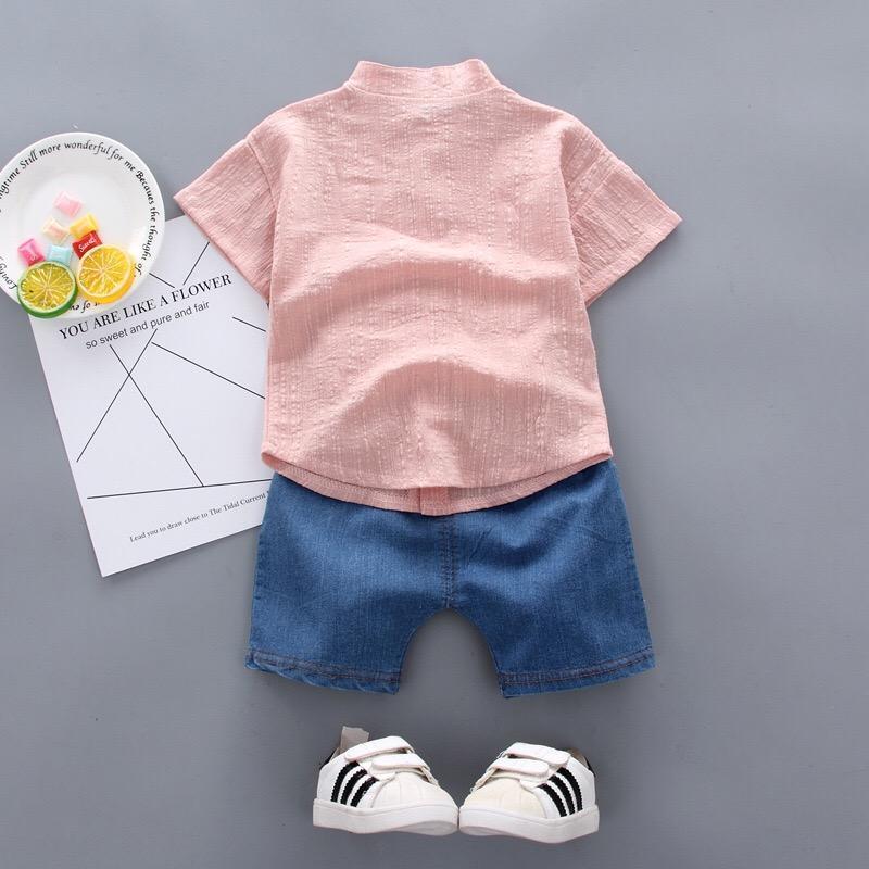 Giraffe Shirt and Shorts Set