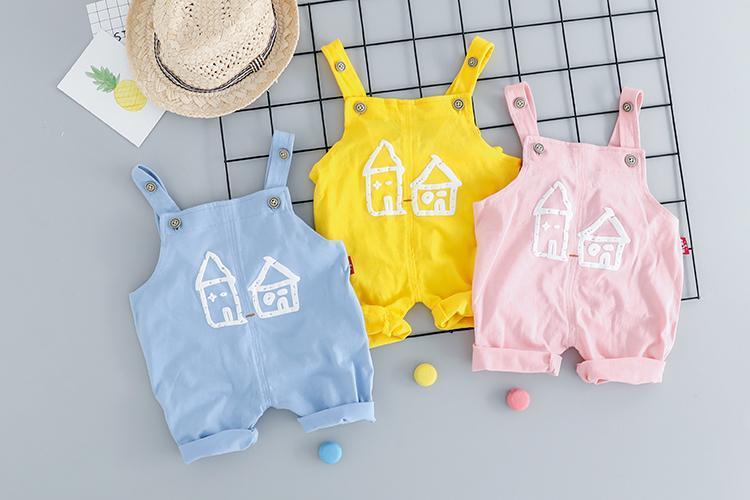 Home Printed Dungaree Set