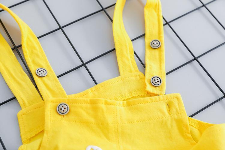 Home Printed Dungaree Set