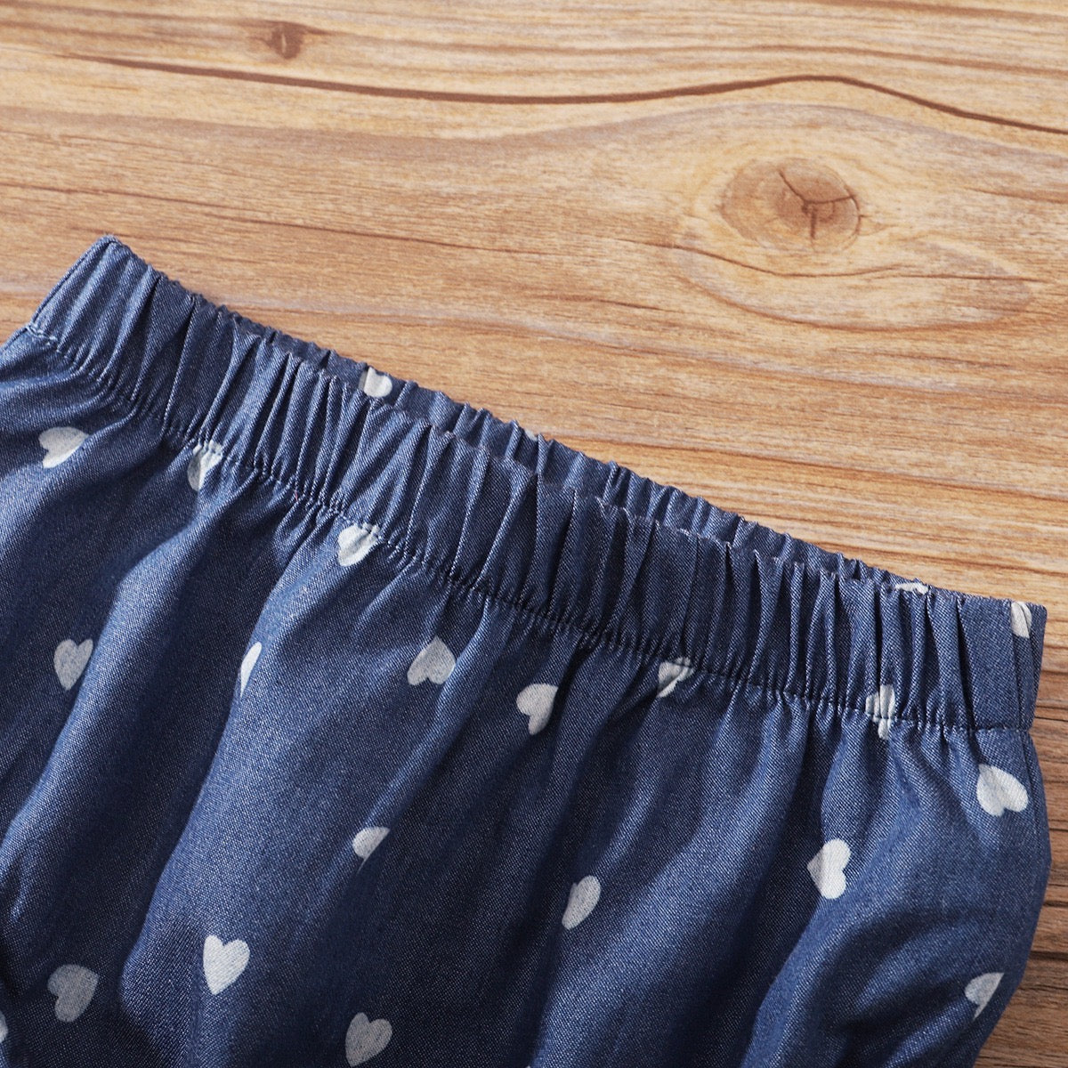 Heart printed bloomer set