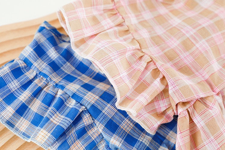 Sunflower checkered summer set