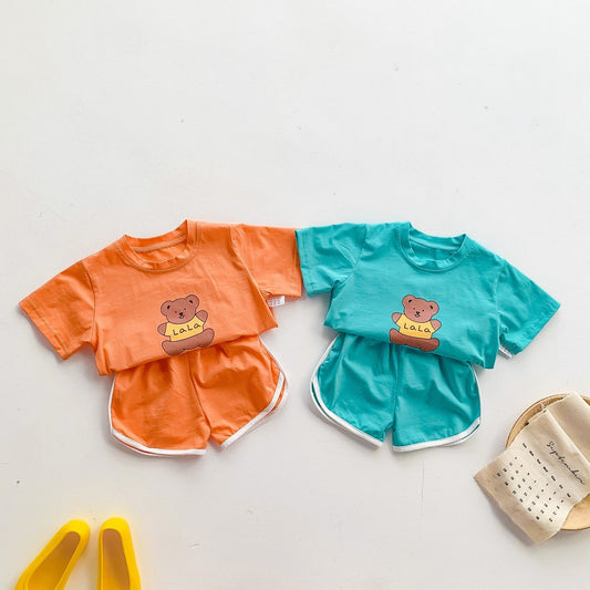 Lala bear tshirt and shorts set