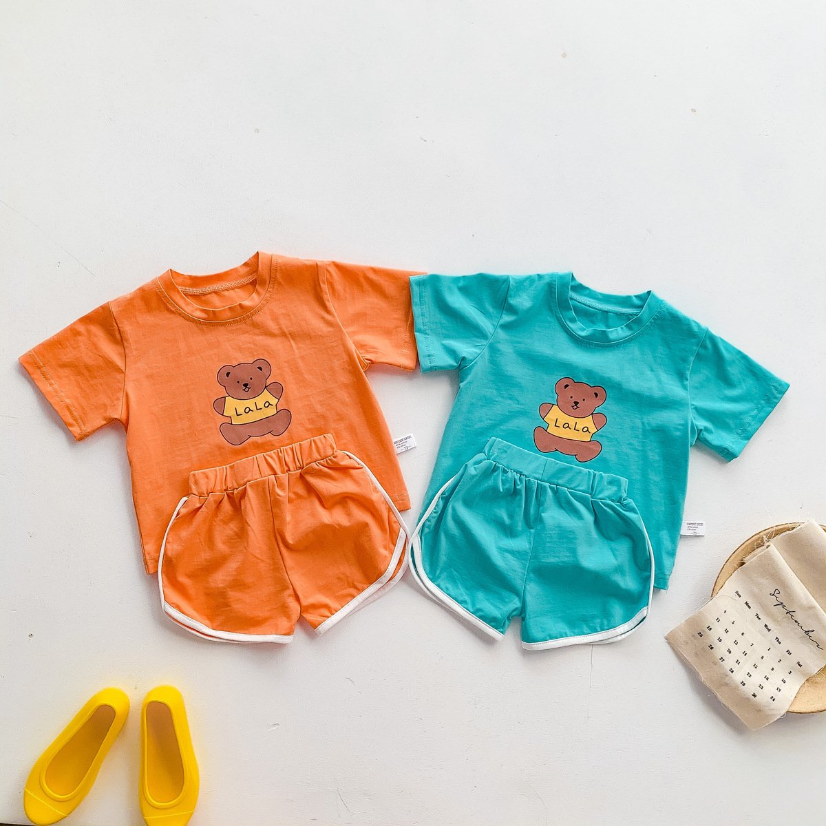 Lala bear tshirt and shorts set
