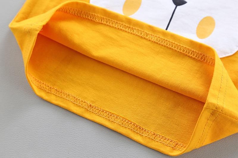 Lion printed t-shirt and summer shorts set