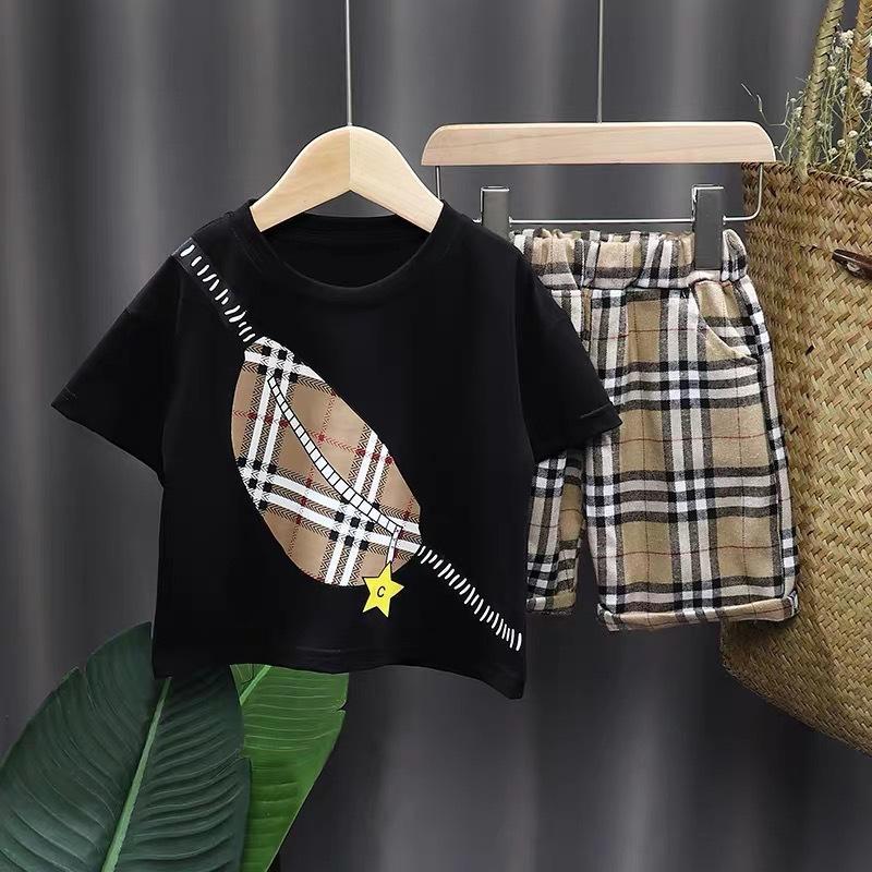 Checkered shorts set