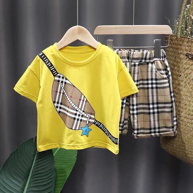 Checkered shorts set