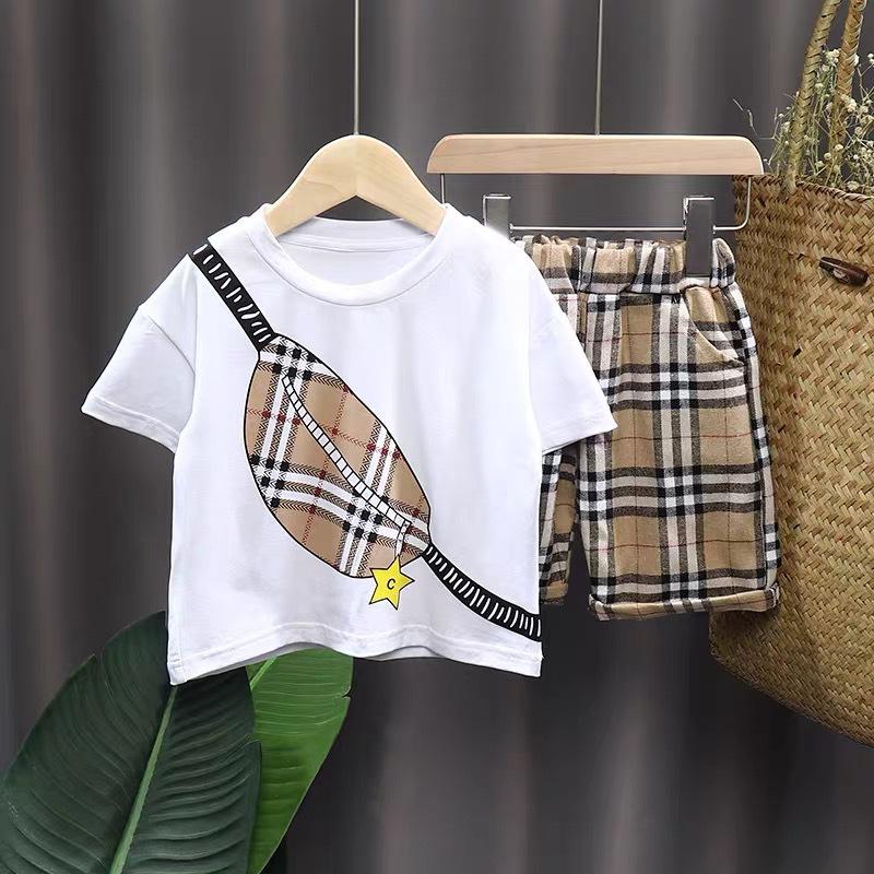Checkered shorts set